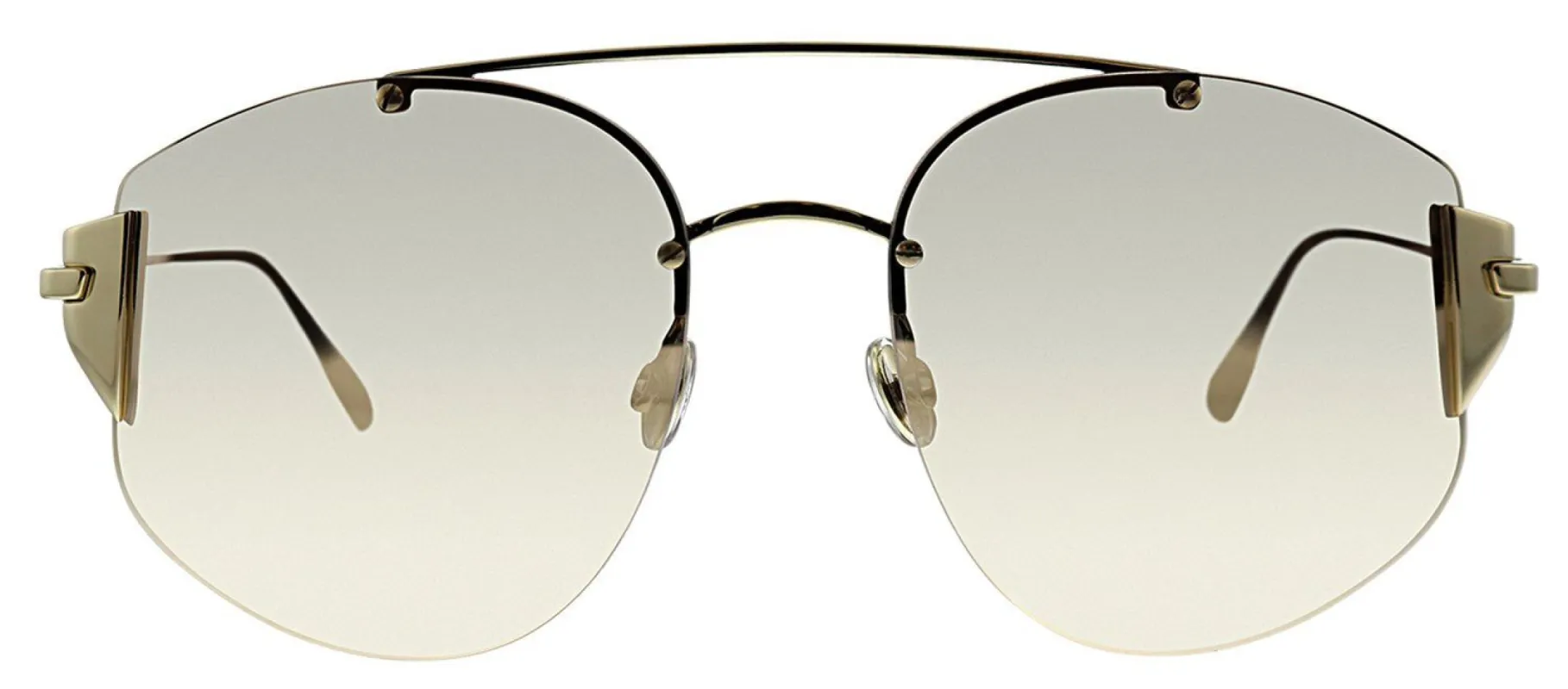 Dior CD Stronger J5G SQ Pilot Metal Gold Sunglasses with Gold Gradient Lens sold by Gaffos