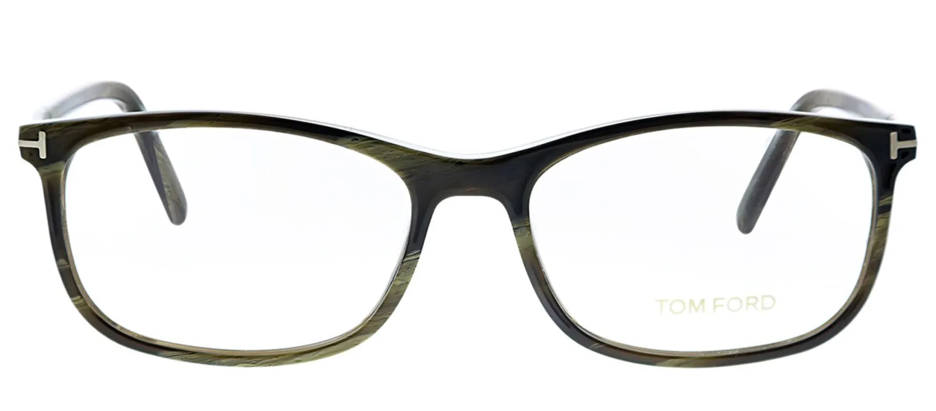 Tom Ford FT 5398 061 Rectangle Plastic Eyeglasses Grey Eyeglasses with Demo Lens sold by Gaffos