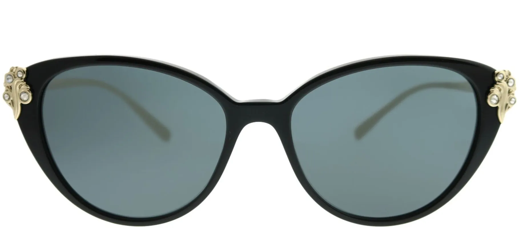Versace VE 4351B GB1/87 Cat-Eye Plastic Black Sunglasses with Grey Lens sold by Gaffos