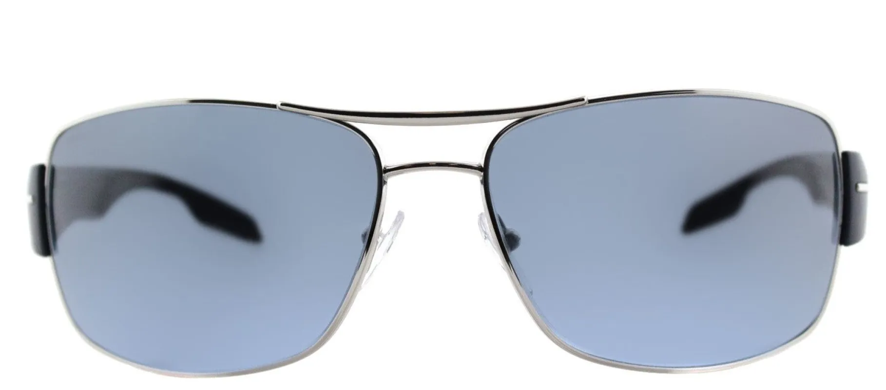 Prada Linea Rossa PS 53NS 1BC5I1 Aviator Metal Silver Sunglasses with Blue Gradient Lens sold by Gaffos