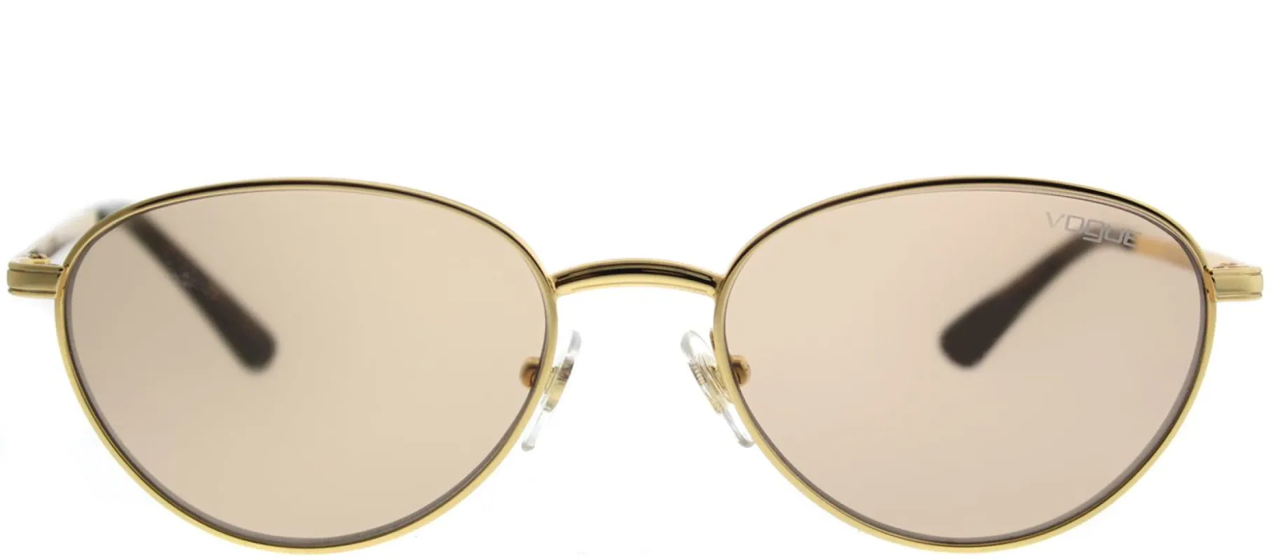 Vogue VO 4082S 280/73 Oval Metal Gold Sunglasses with Gold Lens sold by Gaffos