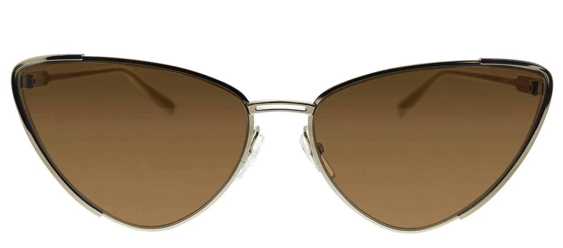 Salvatore Ferragamo SF 206S 736 Cat-Eye Metal Ruthenium Sunglasses with Brown Gradient Lens sold by Gaffos