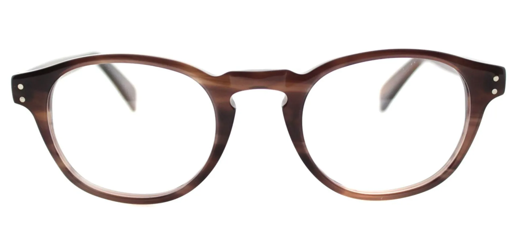 Lafont LF Recamier 5034 Round Plastic Brown Eyeglasses with Demo Lens sold by Gaffos