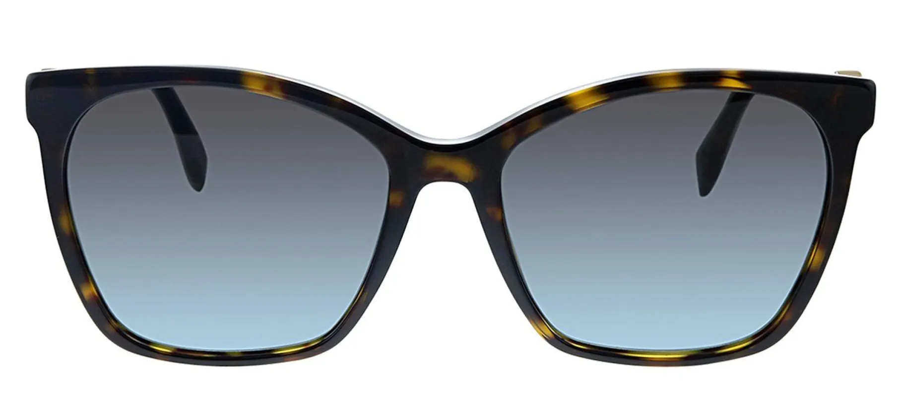 Fendi FF 0344 086 Rectangle Plastic Havana Sunglasses with Grey Gradient Lens sold by Gaffos