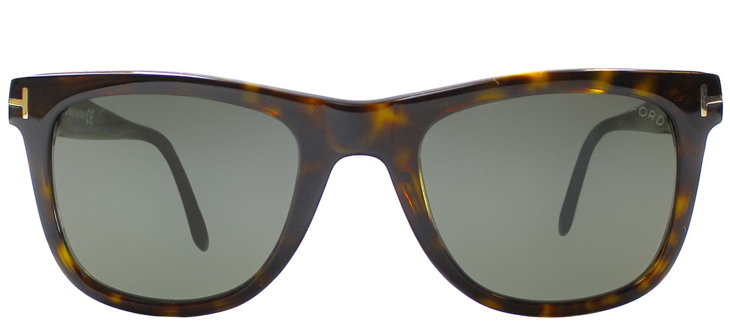 Tom Ford TF 336 56R Square Plastic Brown Sunglasses with Green Polarized Lens sold by Gaffos
