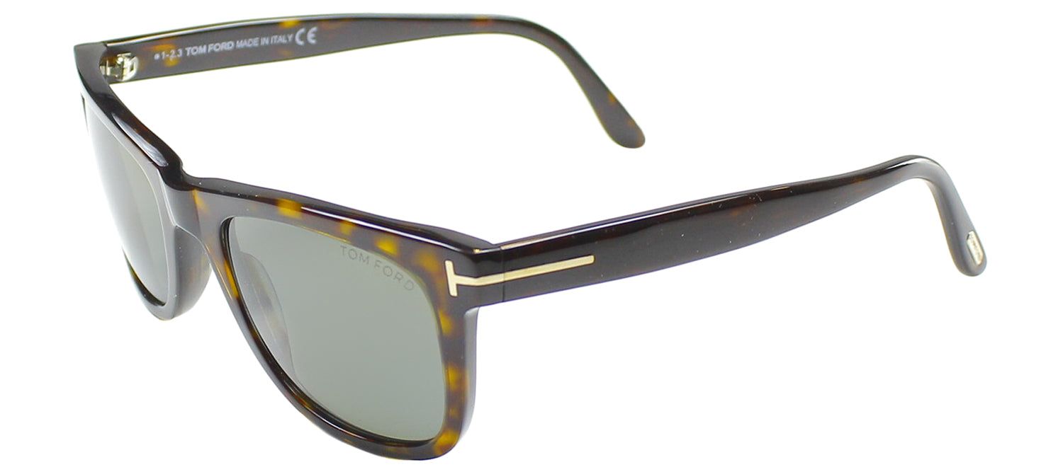 Tom Ford TF 336 56R Square Plastic Brown Sunglasses with Green Polarized Lens sold by Gaffos product image thumbnail 2