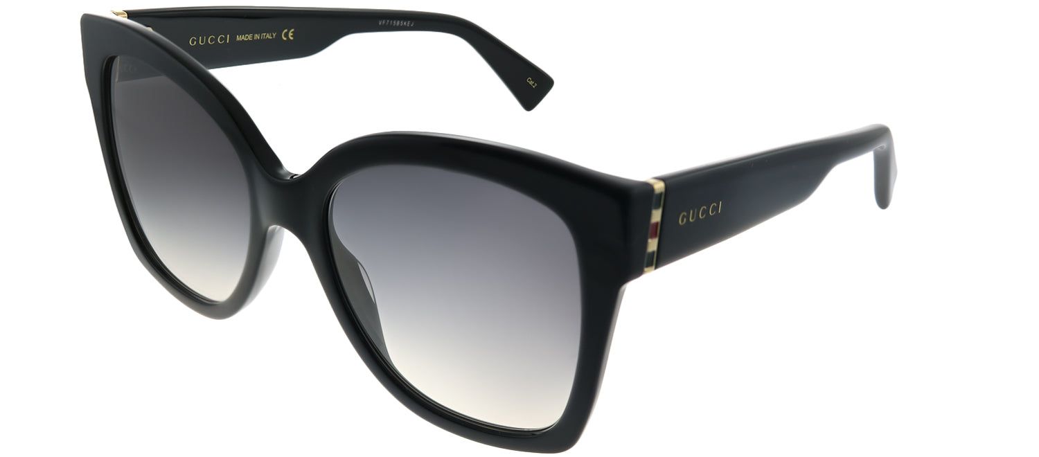 Gucci GG 0459S 001 Square Acetate Black Sunglasses with Grey Gradient Lens sold by Gaffos product image thumbnail 2