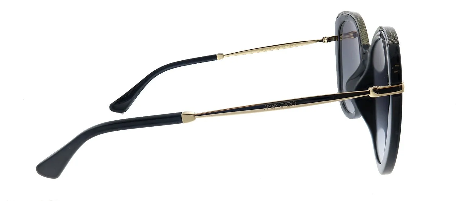 Jimmy Choo JC Phebe/F/S AE2 Oval Plastic Black Sunglasses with Grey Gradient Lens sold by Gaffos product image thumbnail 3