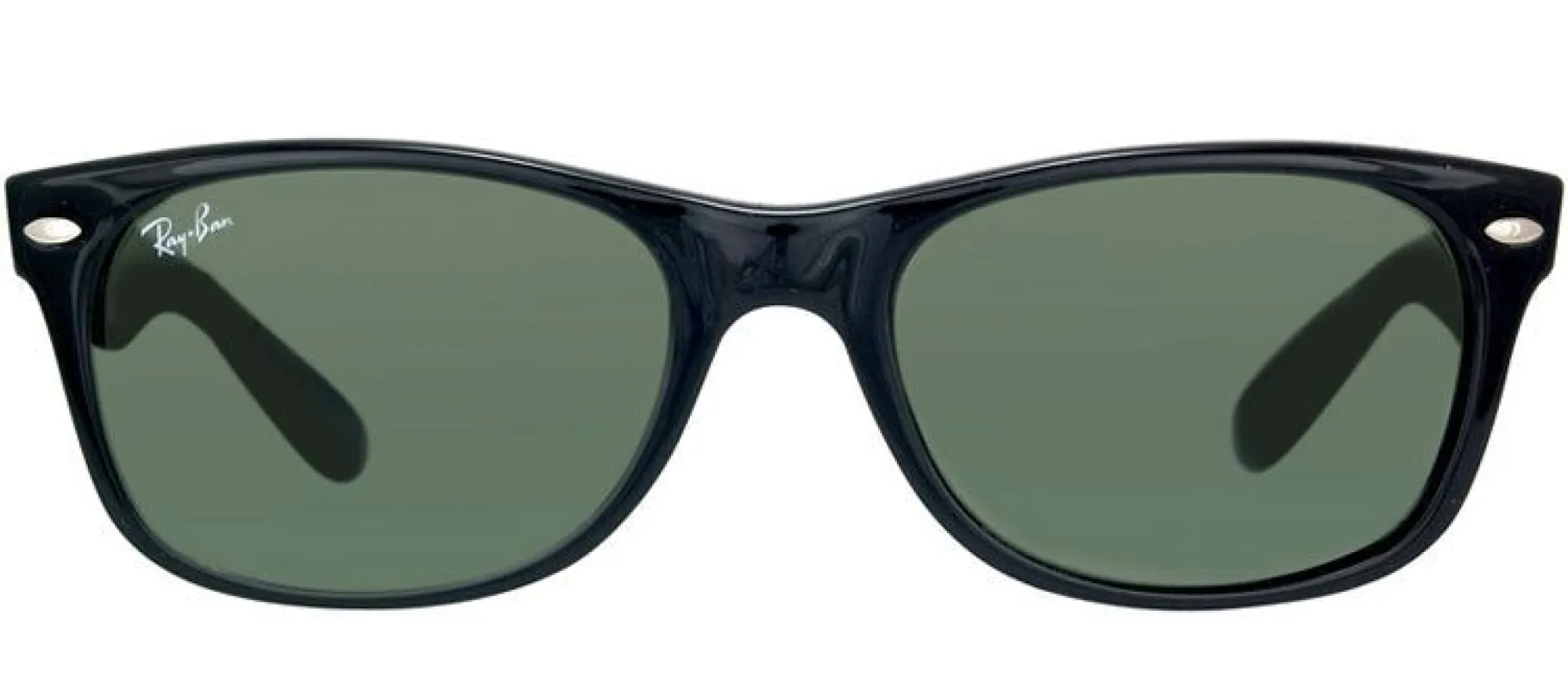 Ray-Ban RB 2132 901L Wayfarer Plastic Black Sunglasses with Green Lens sold by Gaffos
