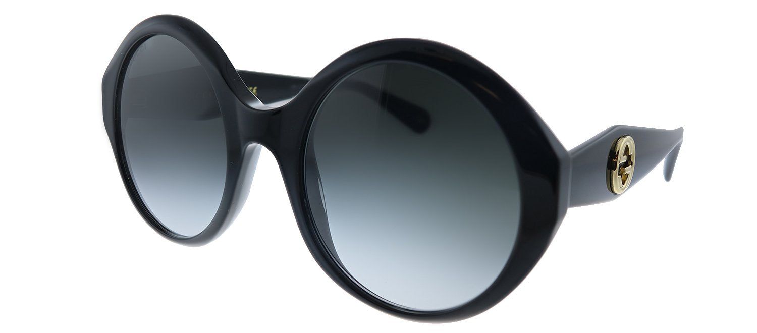 Gucci GG 0797S 001 Round Acetate Black Sunglasses with Grey Gradient Lens sold by Gaffos product image thumbnail 2