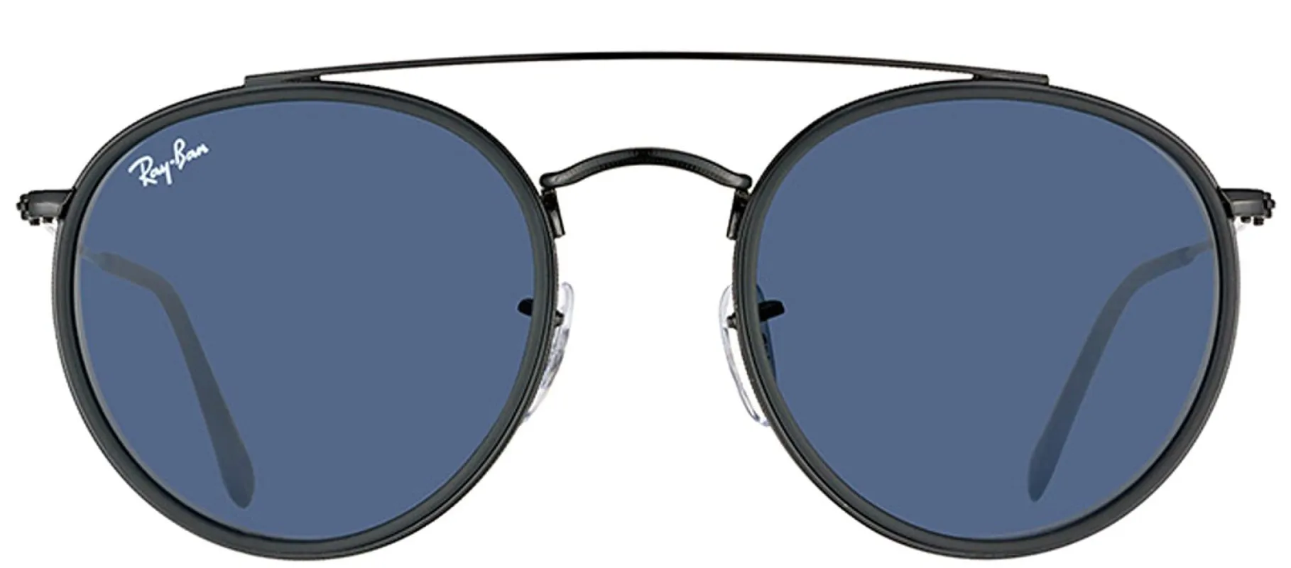 Ray-Ban RB 3647N 002/R5 Round Metal Black Sunglasses with Grey Lens sold by Gaffos
