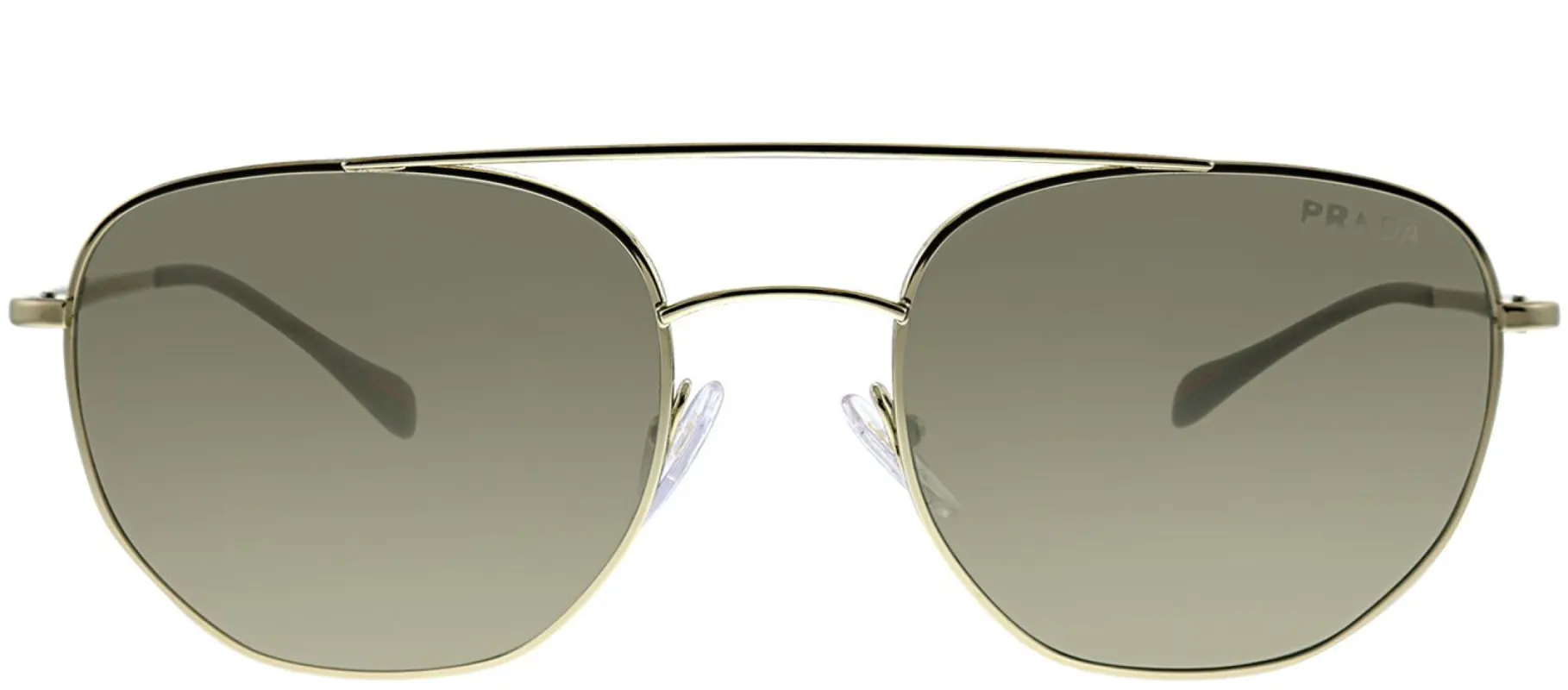 Prada Linea Rossa PS 56SS ZVN1C0 Pilot Metal Gold Sunglasses with Gold Mirror Lens sold by Gaffos