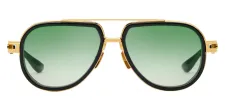 Dita DT DTS441 A-01 Aviator Metal Black Sunglasses with Green Gradient Lens sold by Gaffos