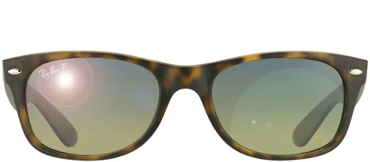 Ray-Ban New Wayfarer RB 2132 894/76 Wayfarer Plastic Tortoise/ Havana Sunglasses with Green Gradient Polarized Lens sold by Gaffos
