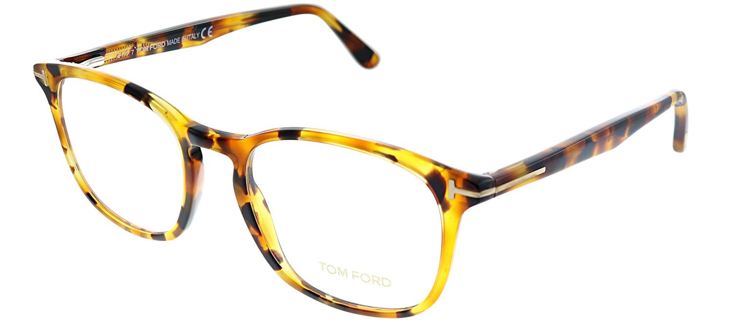 Tom Ford FT 5505 055 Square Plastic Tortoise/ Havana Eyeglasses with Demo Lens sold by Gaffos product image thumbnail 2