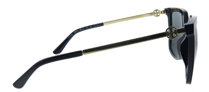 Tory Burch TY 7146 179813 Square Plastic Black Sunglasses with Black Gradient Polarized Lens sold by Gaffos