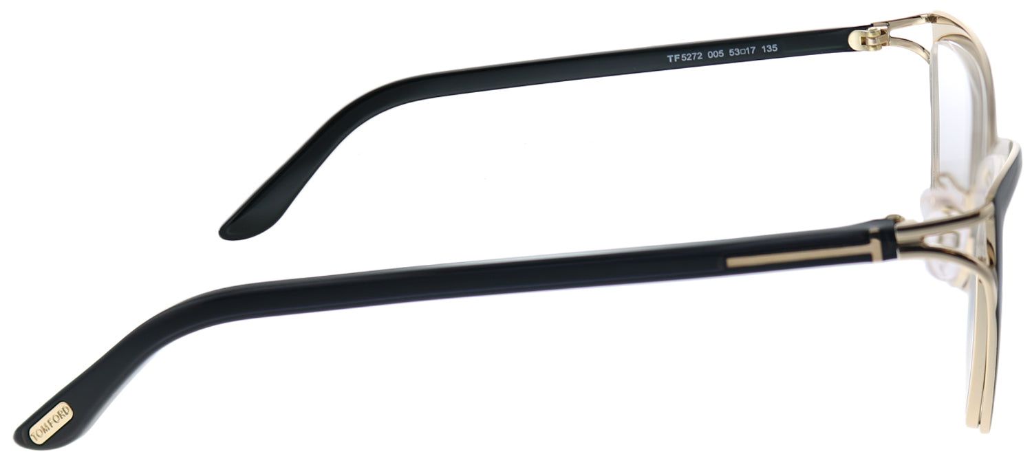 Tom Ford FT 5272 005 Cat-Eye Metal Black Eyeglasses with Demo Lens sold by Gaffos product image thumbnail 3