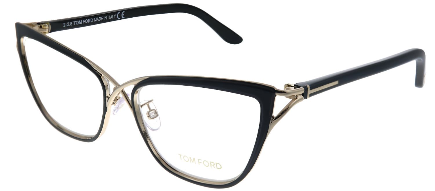 Tom Ford FT 5272 005 Cat-Eye Metal Black Eyeglasses with Demo Lens sold by Gaffos product image thumbnail 2