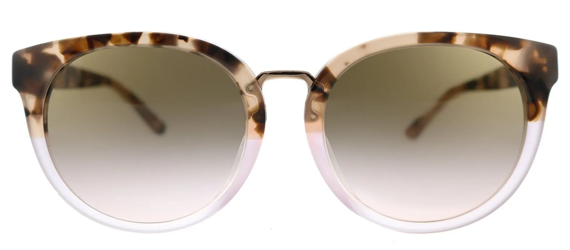 Tory Burch TY 7153U 175411 Round Plastic Blush Tortoise Sunglasses with Brown Gradient Lens sold by Gaffos