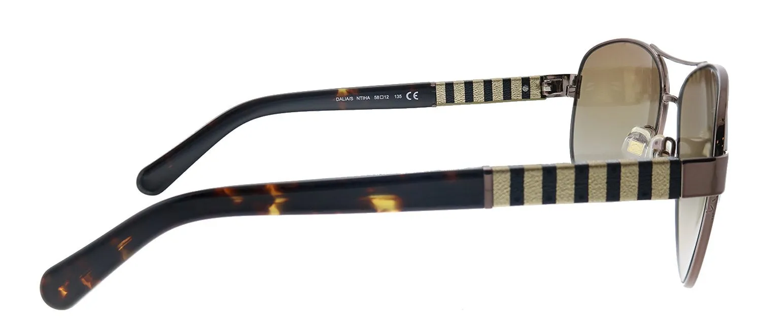 Kate Spade KS Dalia/S NTI Aviator Metal Brown Havana Sunglasses with Brown Gradient Lens sold by Gaffos product image thumbnail 3