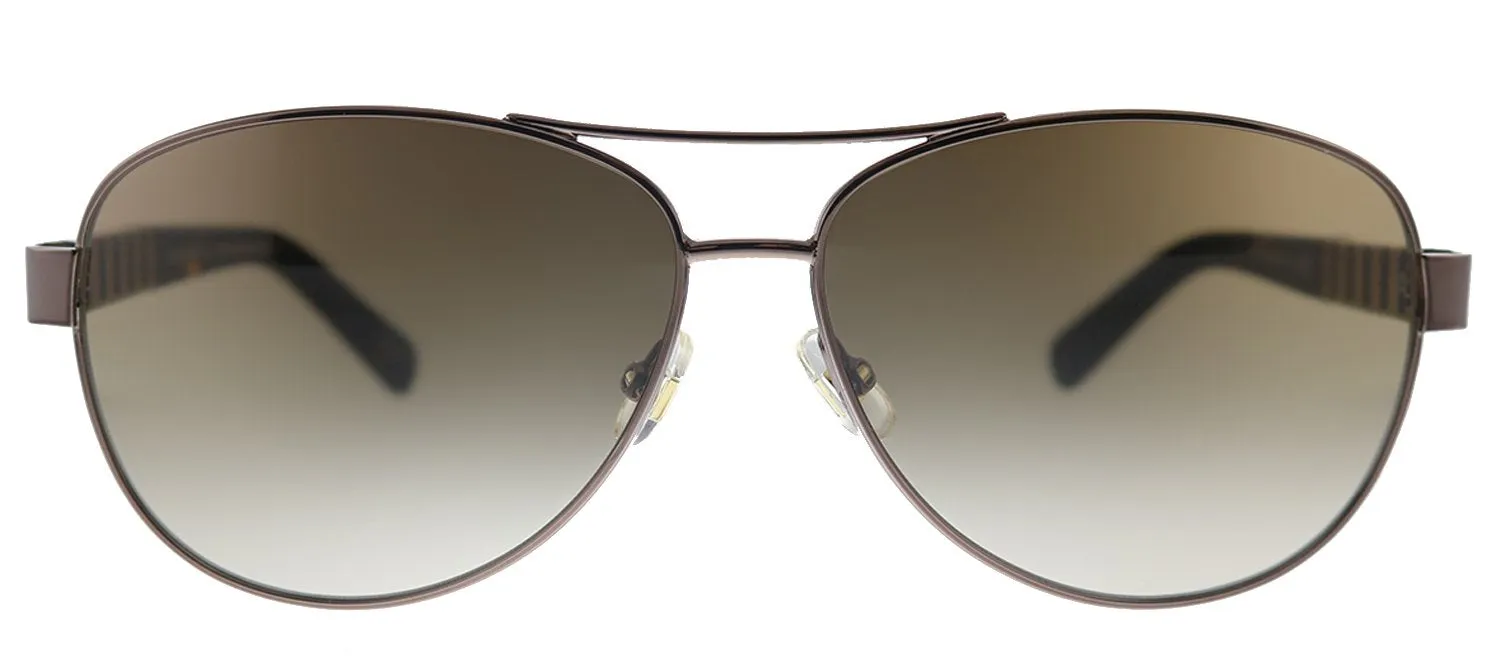 Kate Spade KS Dalia/S NTI Aviator Metal Brown Havana Sunglasses with Brown Gradient Lens sold by Gaffos