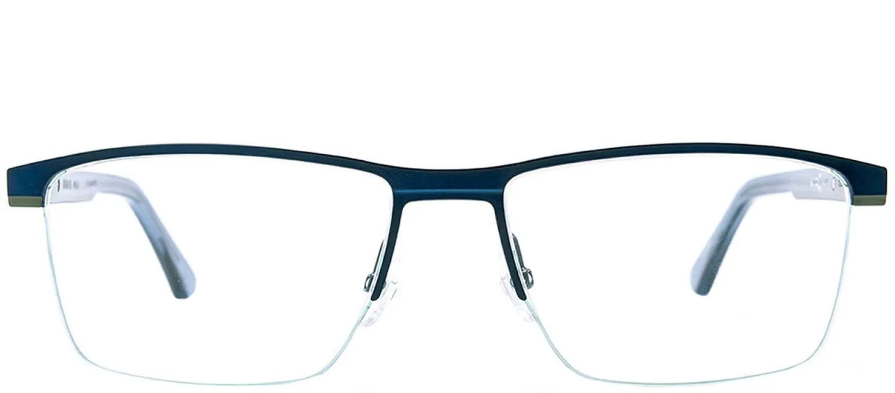 Etnia Barcelona ET Rostock BLGR Rectangle Metal Blue Eyeglasses with Demo Lens sold by Gaffos