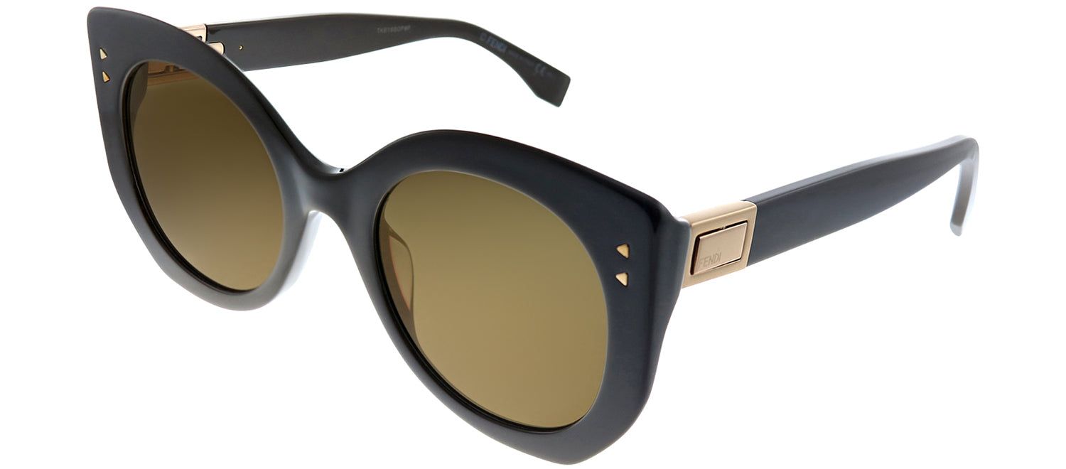 Fendi FF 0265 09Q LC Butterfly Plastic Brown Sunglasses with Brown Lens sold by Gaffos product image thumbnail 2