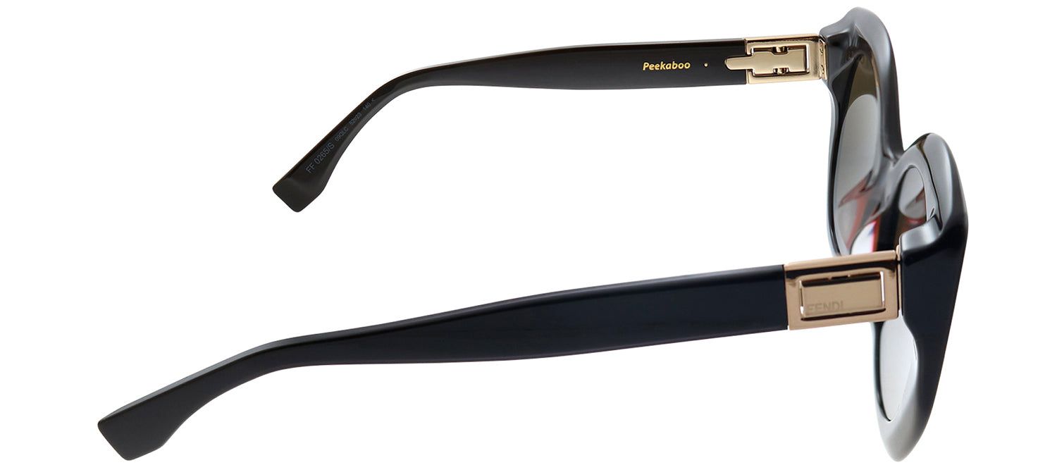 Fendi FF 0265 09Q LC Butterfly Plastic Brown Sunglasses with Brown Lens sold by Gaffos product image thumbnail 3