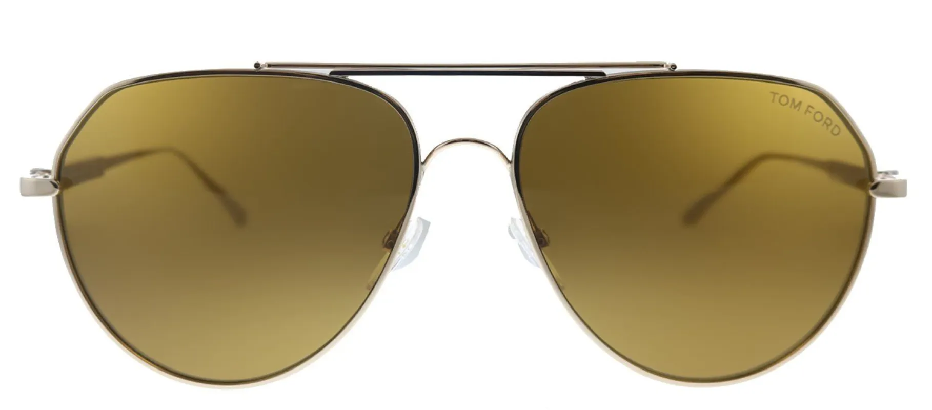Tom Ford Andes TF 670 28E Pilot Metal Rose Gold Sunglasses with Brown Lens sold by Gaffos