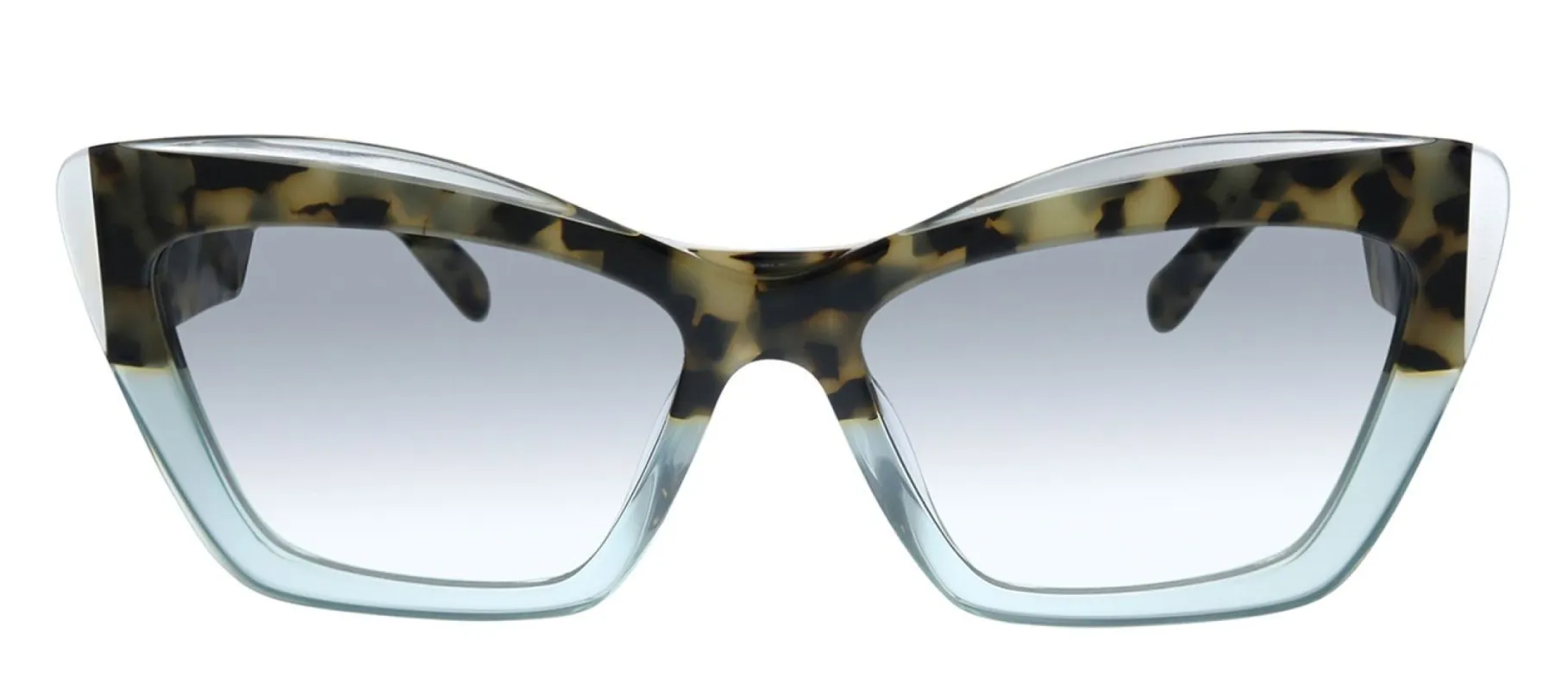 Salvatore Ferragamo SF 994S 438 Cat-Eye Plastic Grey Sunglasses with Blue Gradient Lens sold by Gaffos