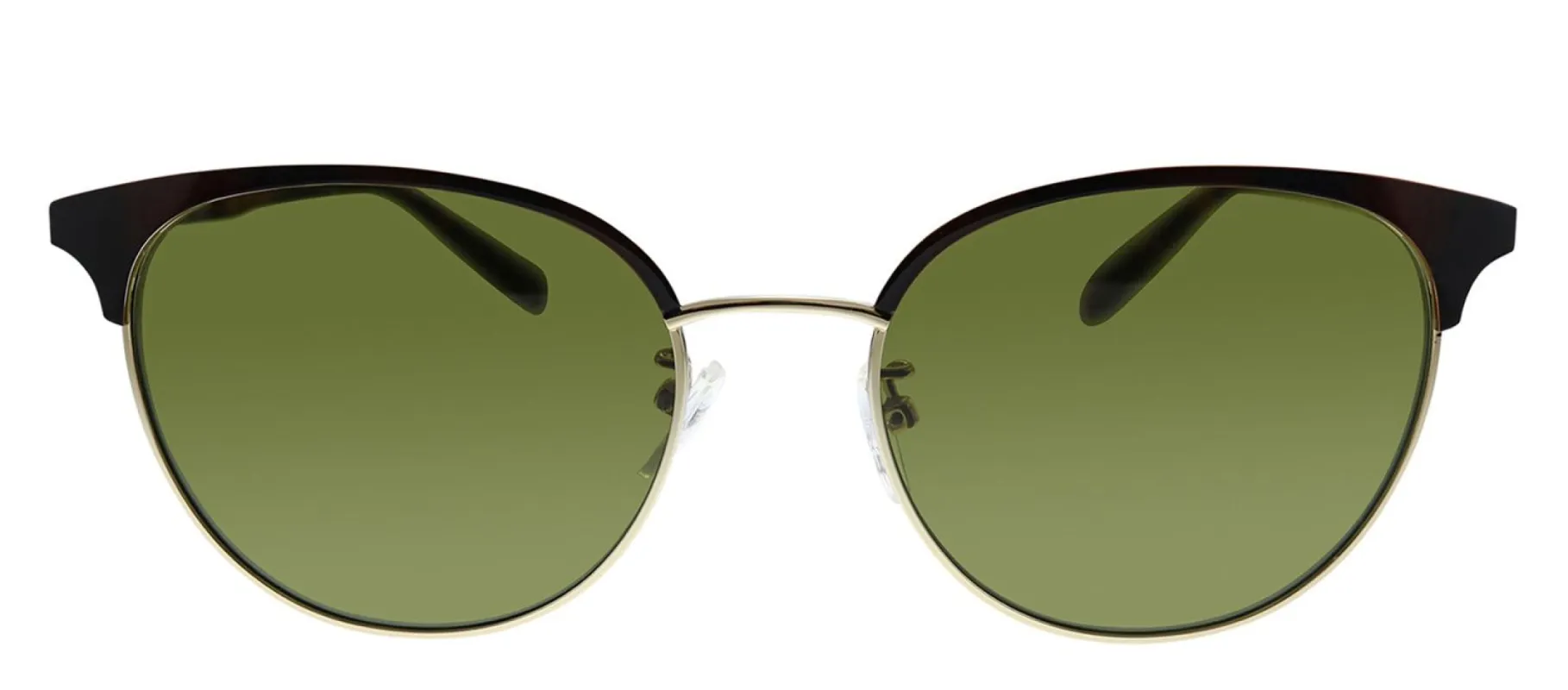 Salvatore Ferragamo SF 2201S 723 Round Metal Havana Sunglasses with Green Lens sold by Gaffos