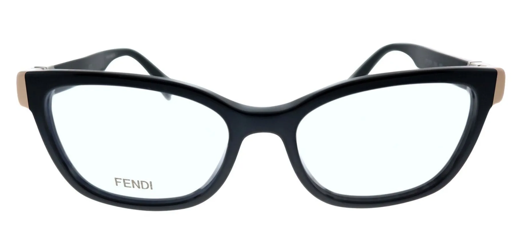 Fendi FF 0130 29A Rectangle Plastic Black Eyeglasses with Demo Lens sold by Gaffos