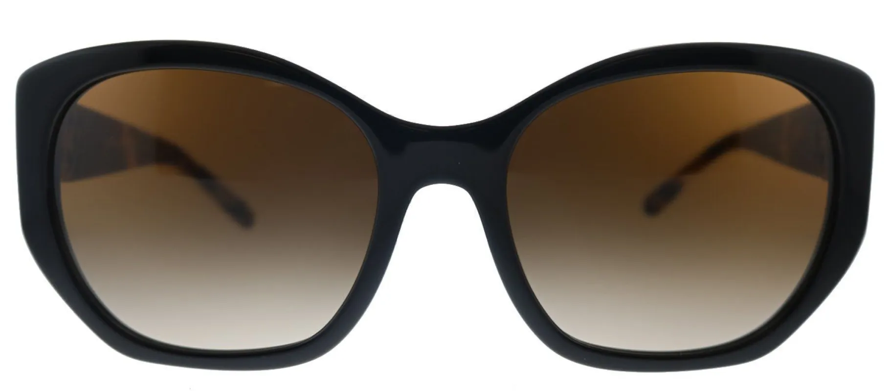 Tory Burch TY 7141 179513 Round Plastic Black Sunglasses with Brown Gradient Lens sold by Gaffos