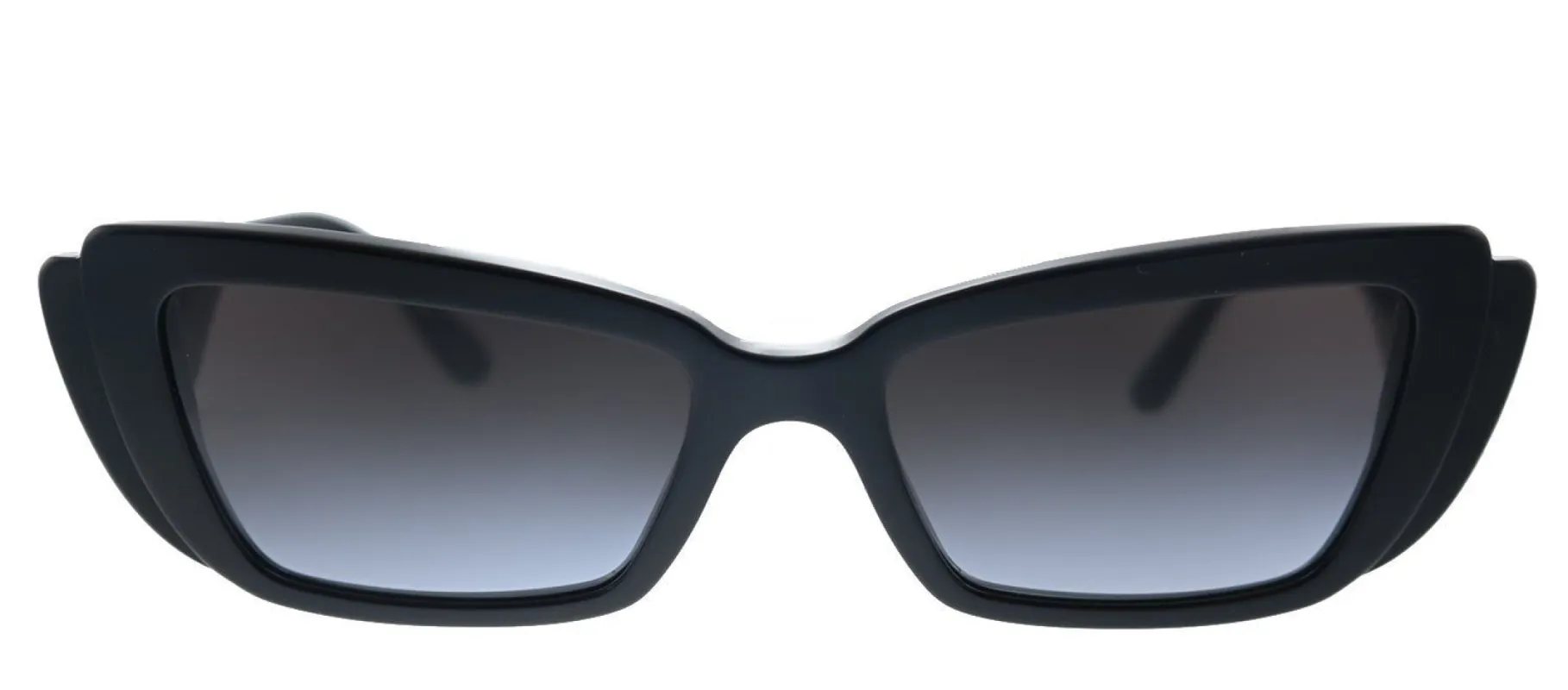 Dolce & Gabbana DG 4382 501/8G Rectangle Plastic Black Sunglasses with Grey Gradient Lens sold by Gaffos