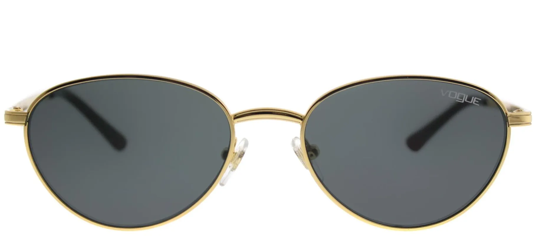 Vogue VO 4082S 280/87 Oval Metal Gold Sunglasses with Grey Lens sold by Gaffos