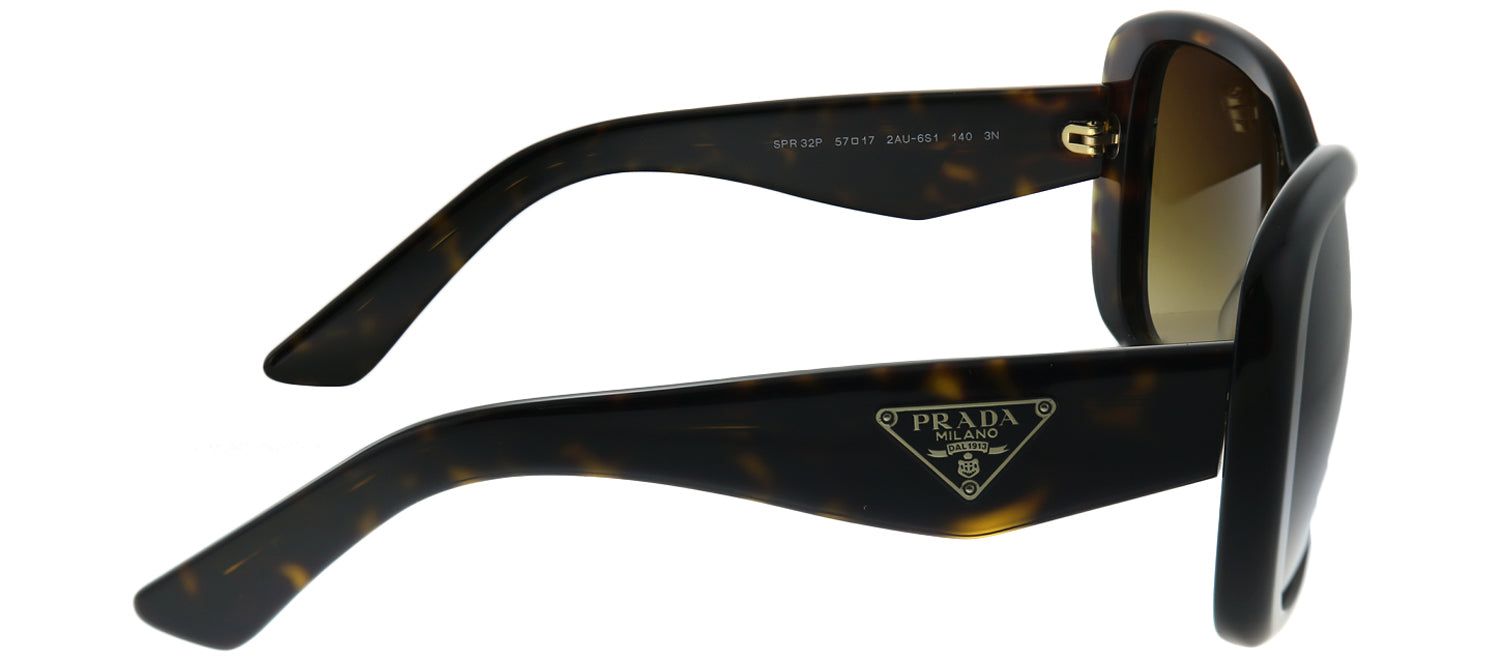 Prada PR 32PS 2AU6S1 Oval Plastic Tortoise/ Havana Sunglasses with Brown Gradient Lens sold by Gaffos product image thumbnail 3