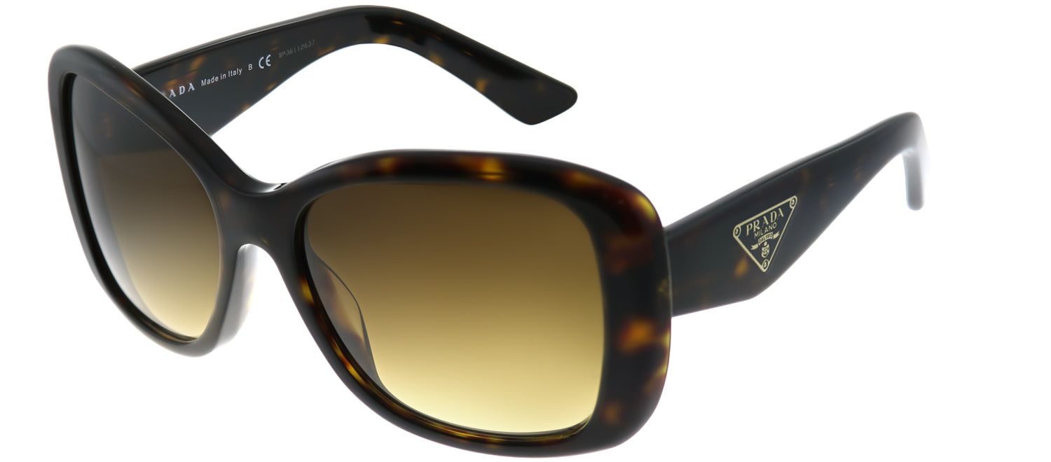 Prada PR 32PS 2AU6S1 Oval Plastic Tortoise/ Havana Sunglasses with Brown Gradient Lens sold by Gaffos product image thumbnail 2