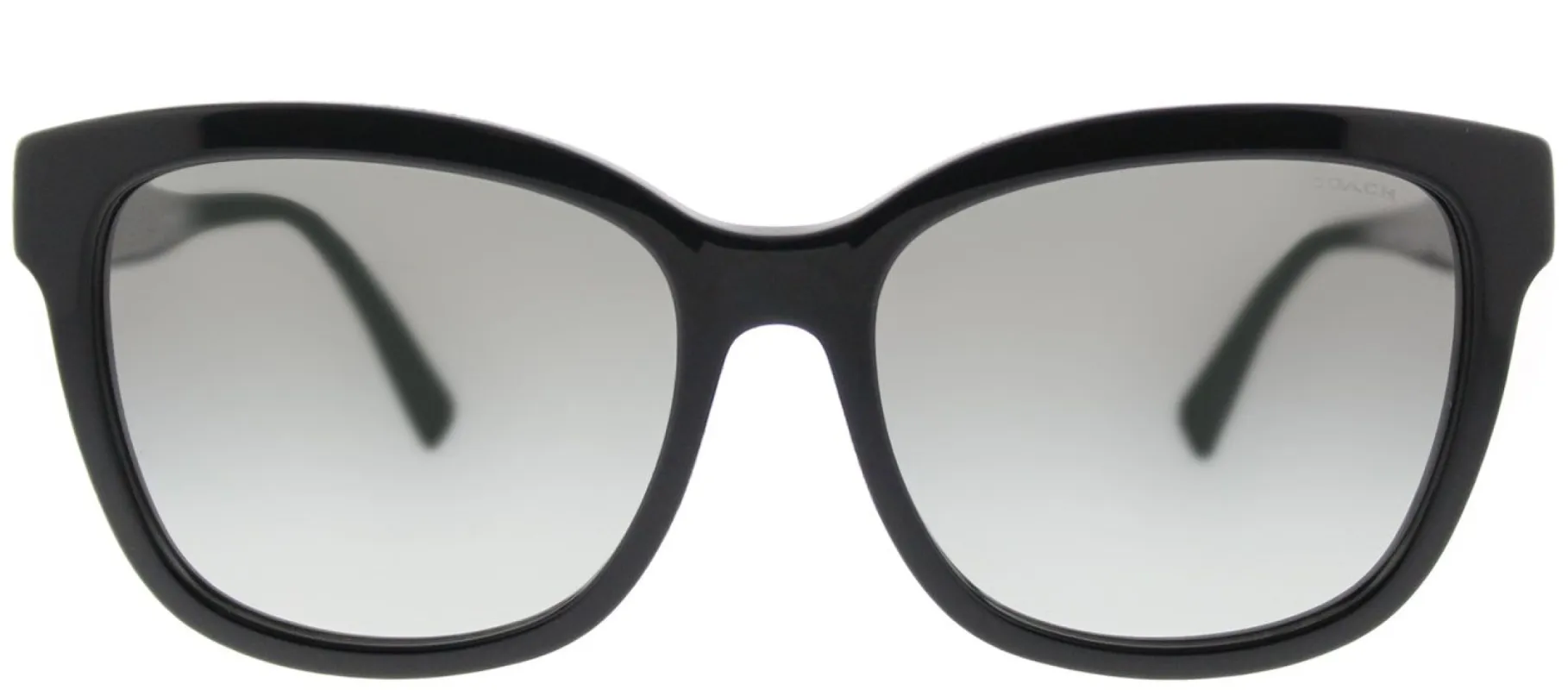 Coach HC 8219 500211 Square Plastic Black Sunglasses with Grey Gradient Lens sold by Gaffos