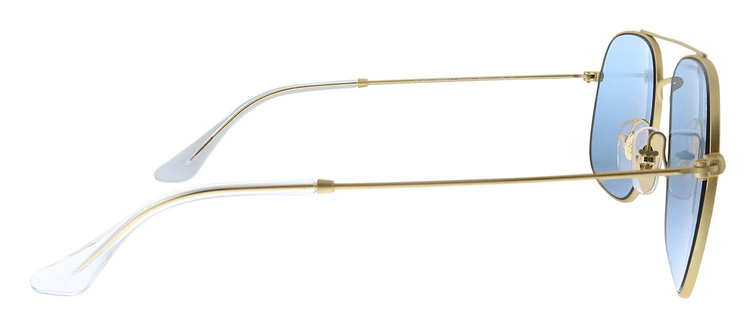 Ray-Ban RB 3595 901380 Pilot Metal Gold Sunglasses with Blue Lens sold by Gaffos product image thumbnail 3