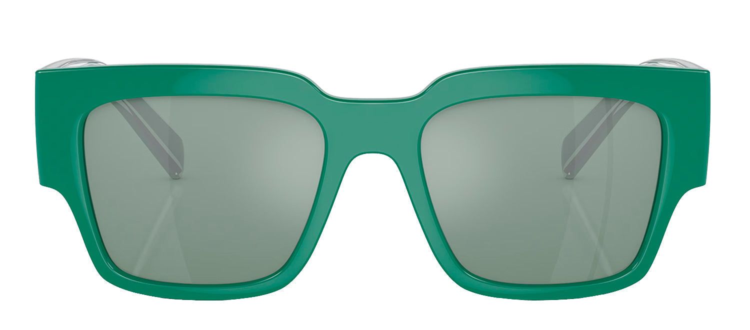 Dolce & Gabbana DG 6184 331182 Square Plastic Green Sunglasses with Green Mirror Lens sold by Gaffos