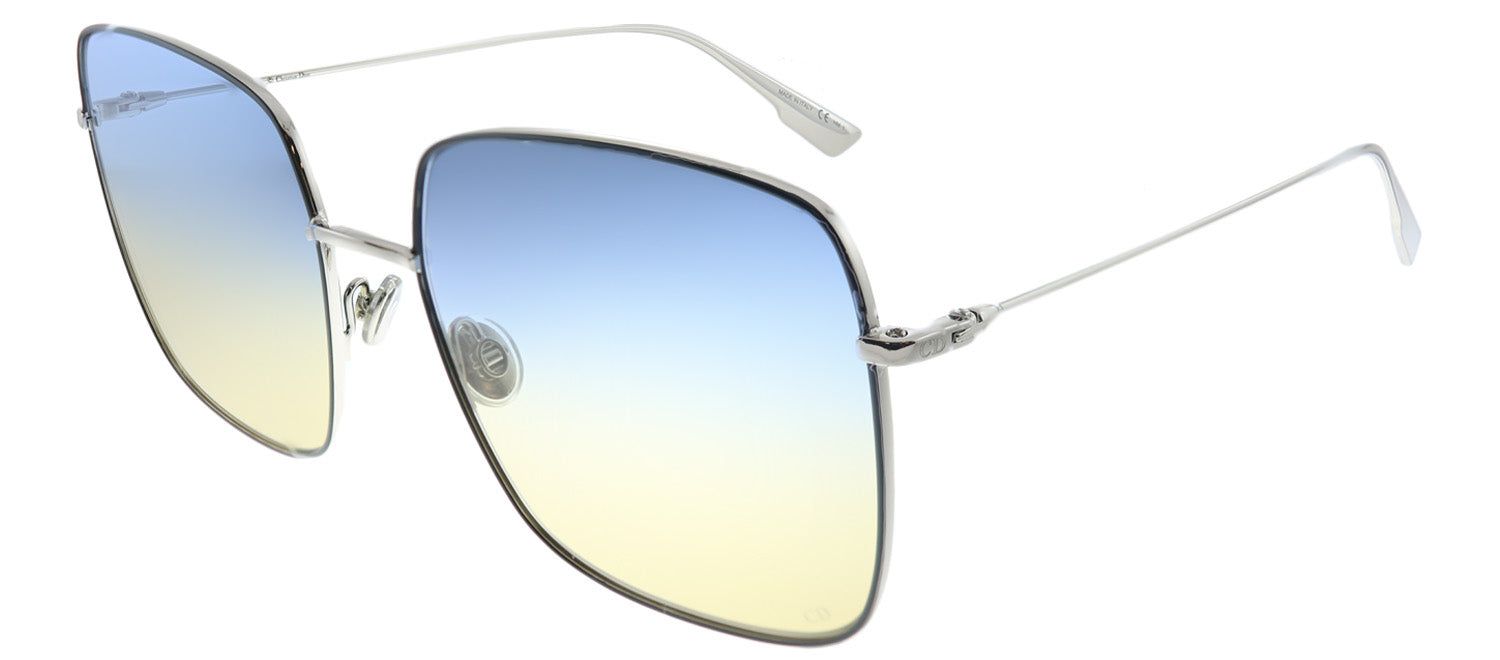 Dior CD Stellaire1 84J 84 Square Metal Black Sunglasses with Blue Brown Gradient Lens sold by Gaffos product image thumbnail 2