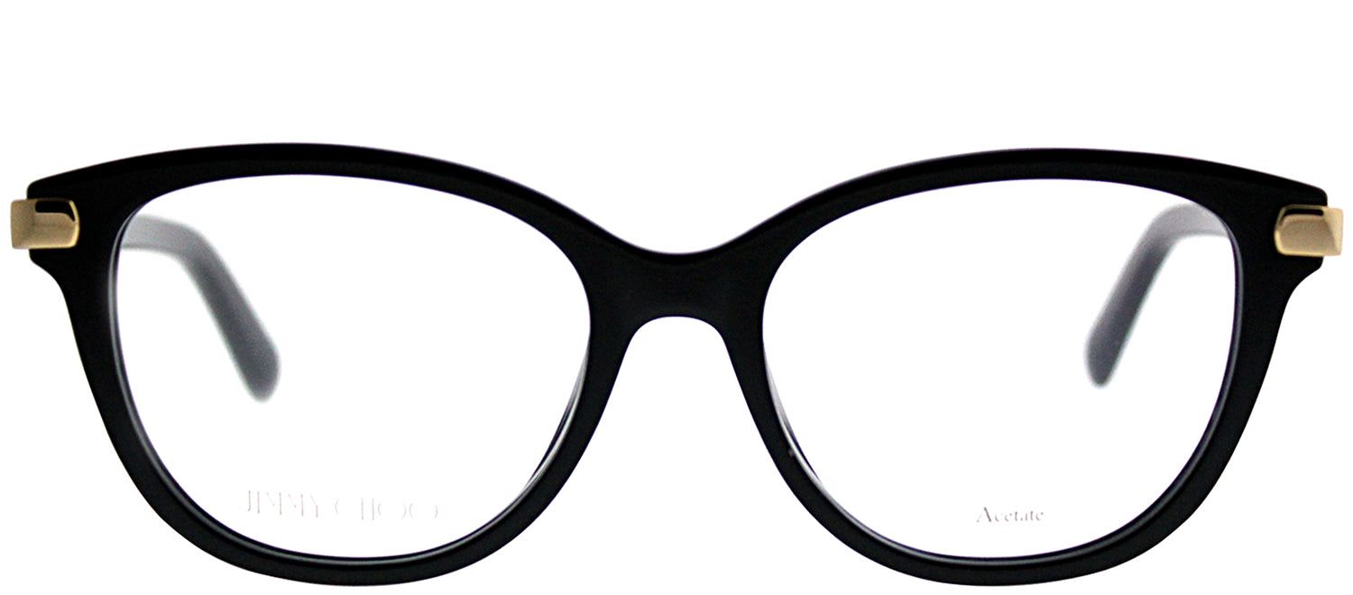 Jimmy Choo JC 196 807 Square Plastic Black Eyeglasses with Demo Lens sold by Gaffos