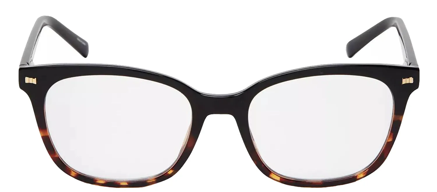 Kate Spade KS Keadra WR7 Rectangle Plastic Havana Reading Glasses with Clear Blue Block Lens sold by Gaffos