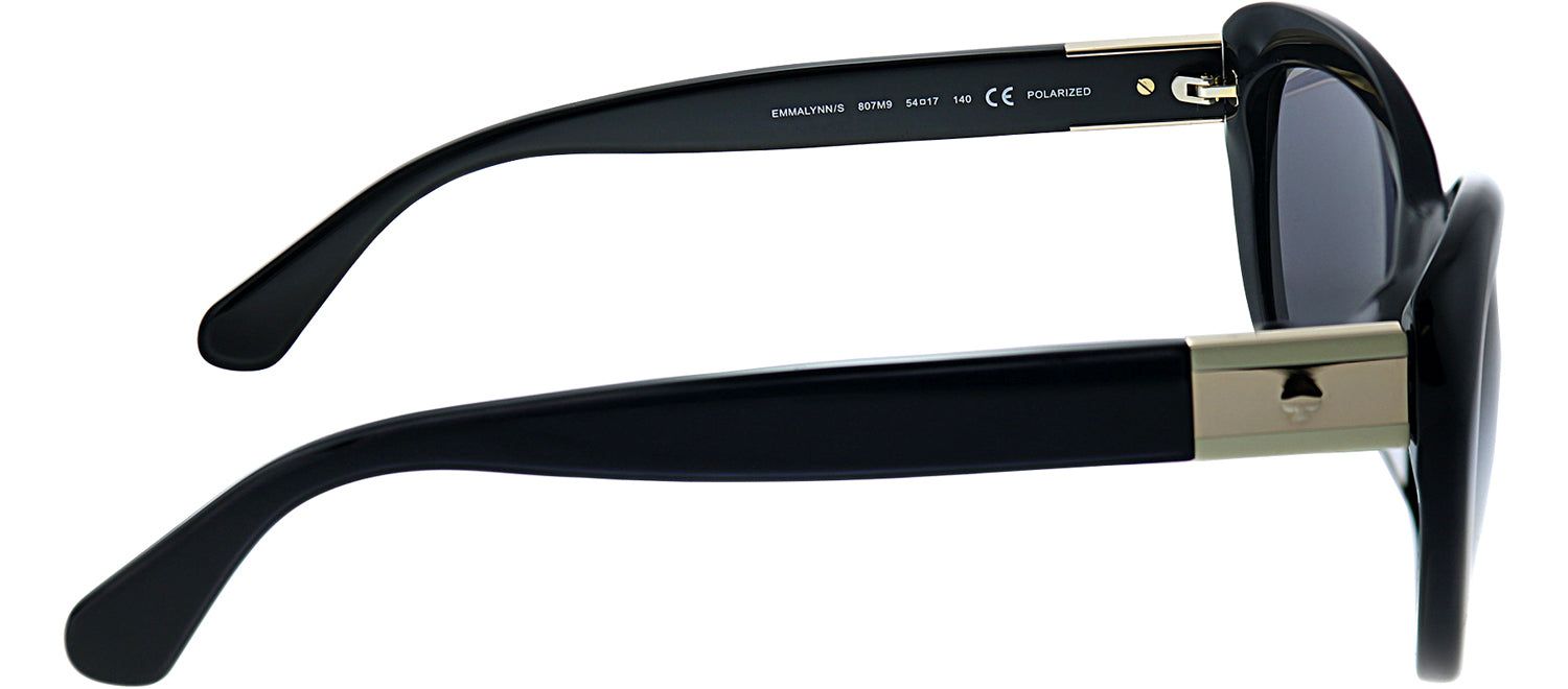 Kate Spade KS Emmalynn 807 Cat-eye Plastic Black Sunglasses with Grey Polarized Lens sold by Gaffos product image thumbnail 3