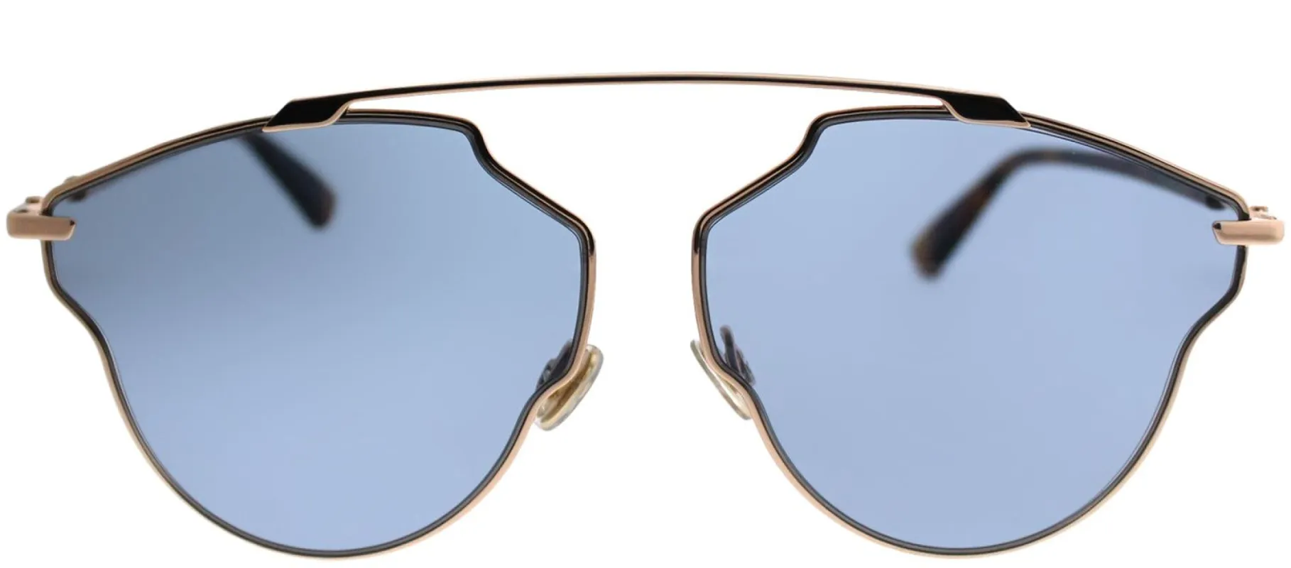 Dior CD SoRealPop DDB Aviator Metal Gold Sunglasses with Blue Lens sold by Gaffos