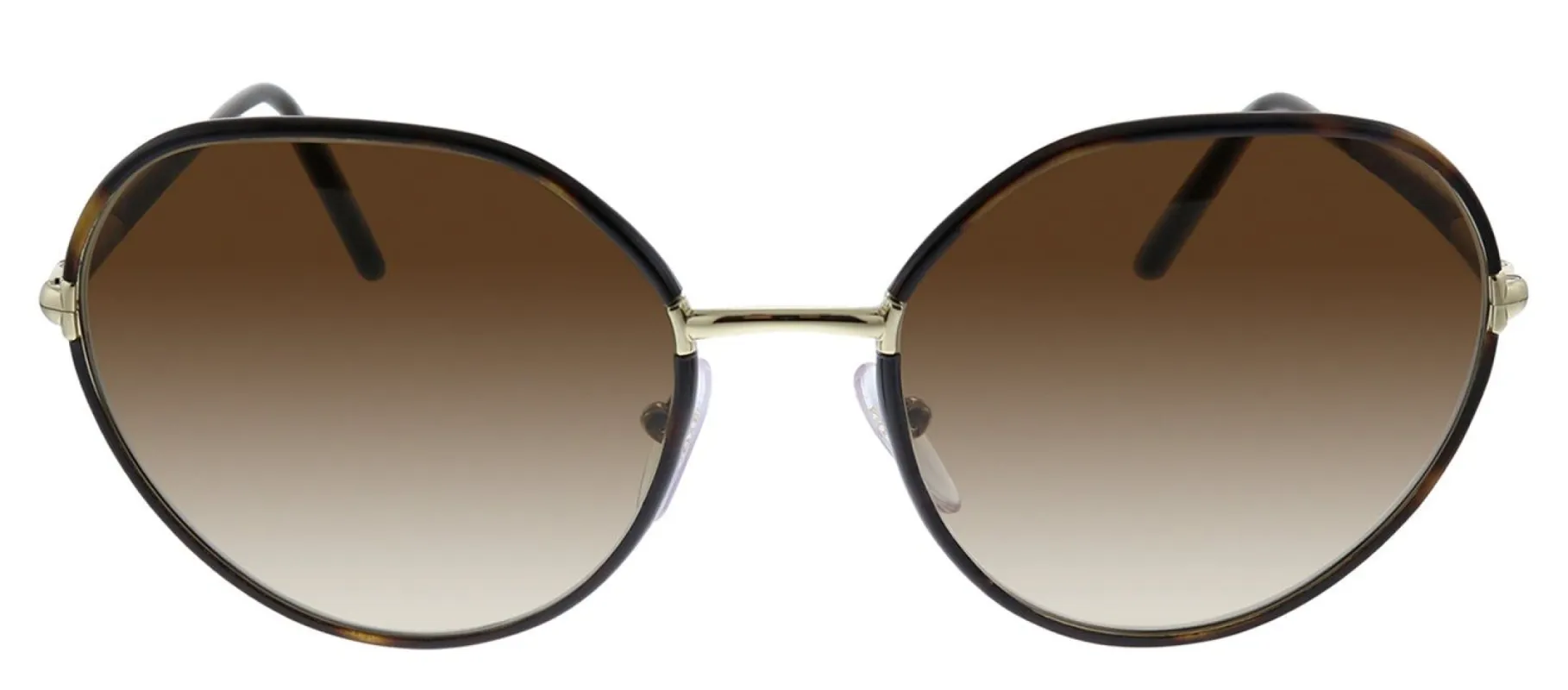 Prada PR 65XS 2AU6S1 Aviator Plastic Havana Sunglasses with Brown Gradient Lens sold by Gaffos