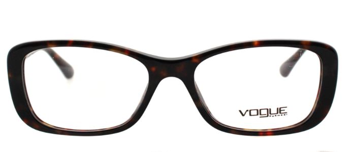 Vogue Eyewear VO 2842B W656 Butterfly Plastic Brown Eyeglasses with Demo Lens sold by Gaffos