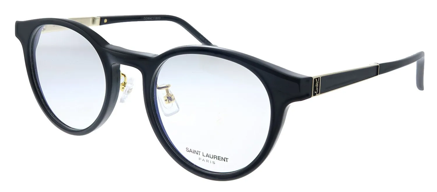 Saint Laurent SL M73/J 002 Round Acetate Black Eyeglasses with Demo Lens sold by Gaffos product image thumbnail 2