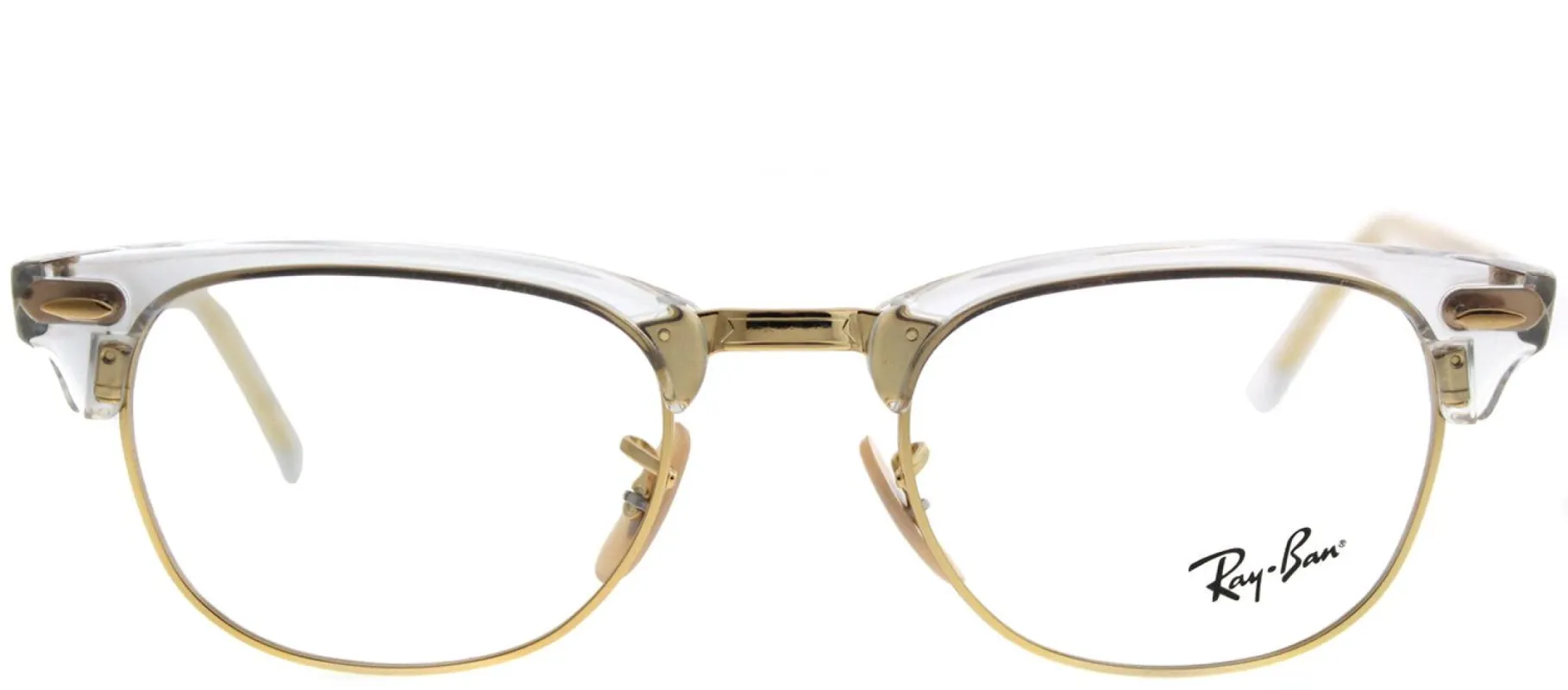 Ray-Ban RX 5154 5762 Clubmaster Plastic Clear Eyeglasses with Demo Lens sold by Gaffos