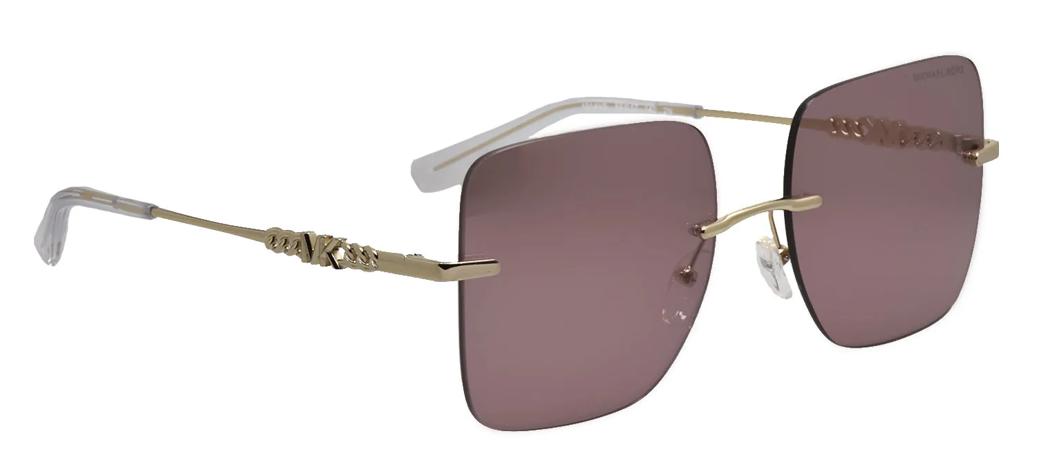 Michael Kors QUEBEC MK 1150 1014VS Square Metal Pink Sunglasses with Pink Lens sold by Gaffos product image thumbnail 3
